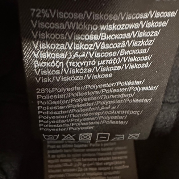 Vero Moda Black Mock Neck Knit & Ruffle Trim Sweater, size Small - Picture 9 of 9